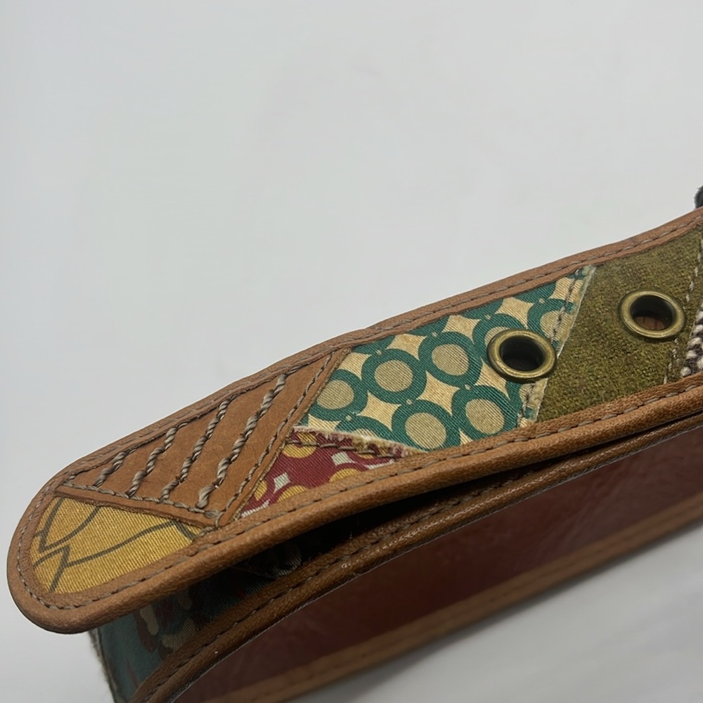 Fossil, Leather And Patchwork Belt - image 2